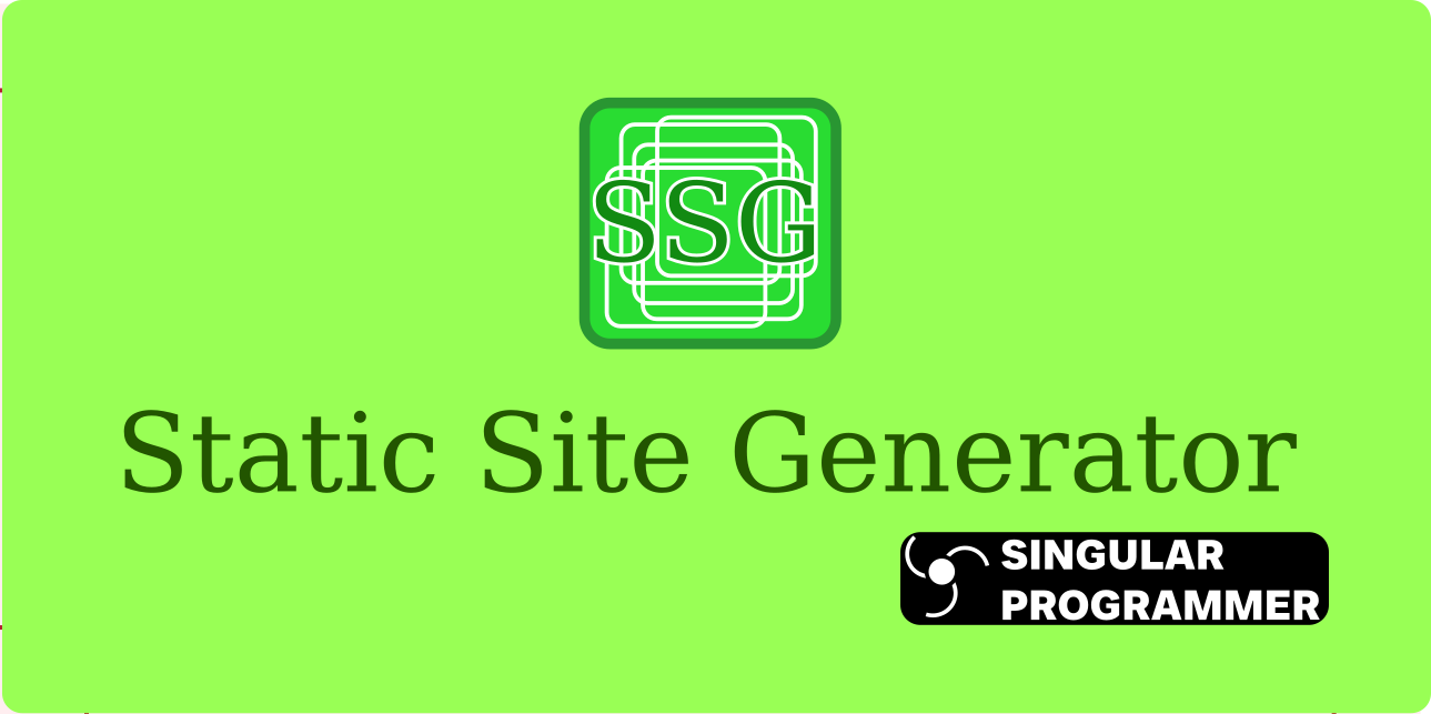Static Site Generator Banner